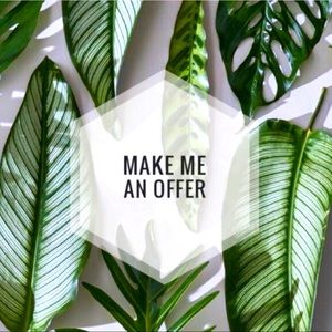 Open to reasonable offers 🌿